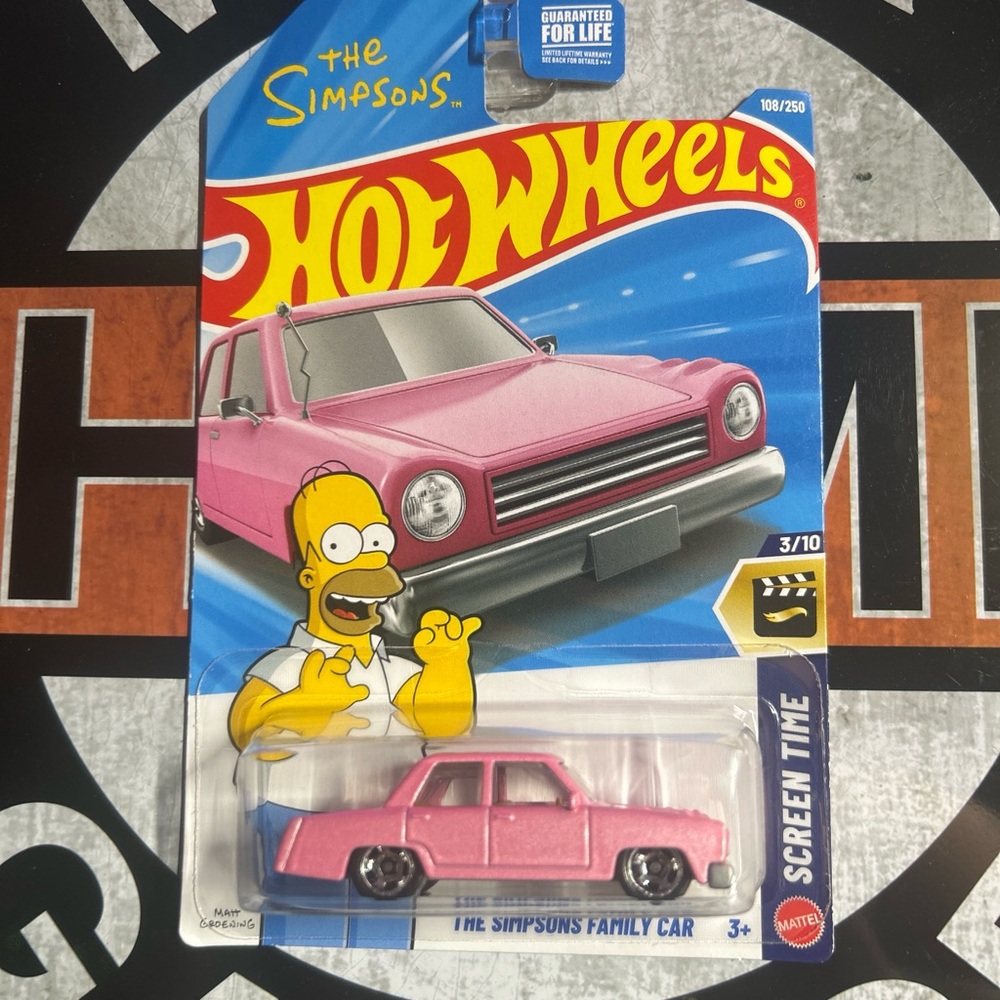 Hot Wheels The Simpsons Family Car pink #hotwheelscollector #simpsons #cartoon